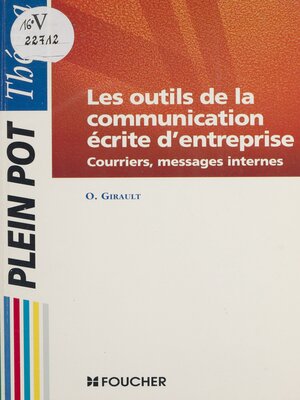 cover image of Les Outils de la communication écrite d'entreprise